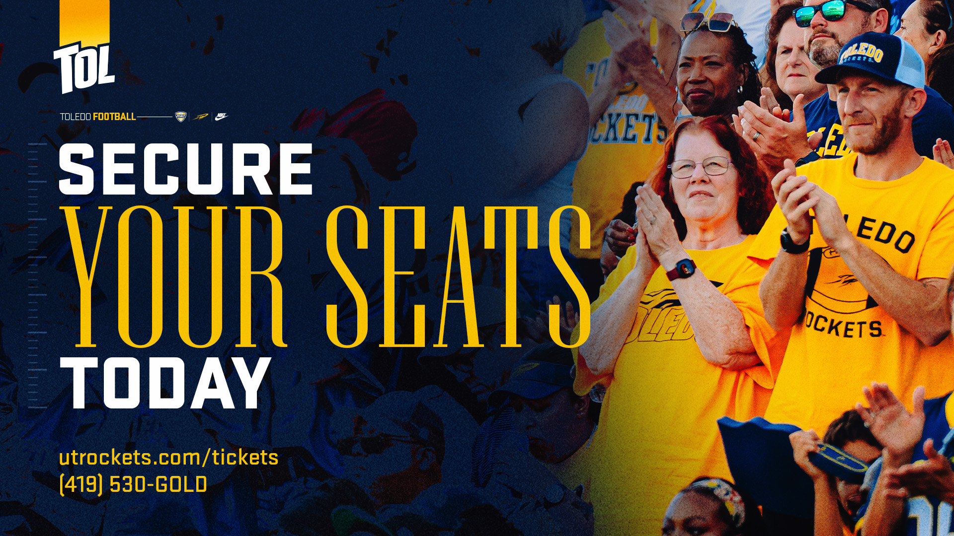 Toledo Football Season Tickets on sale now. Secure your seats today!