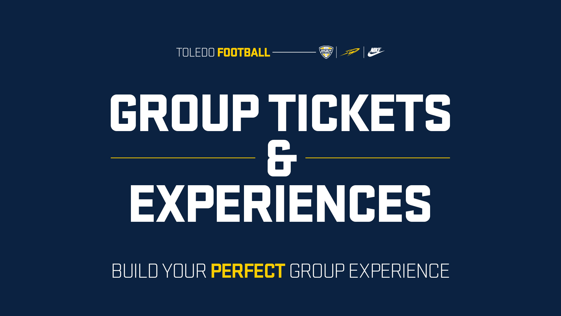 Toledo Football Group Tickets & Experiences 